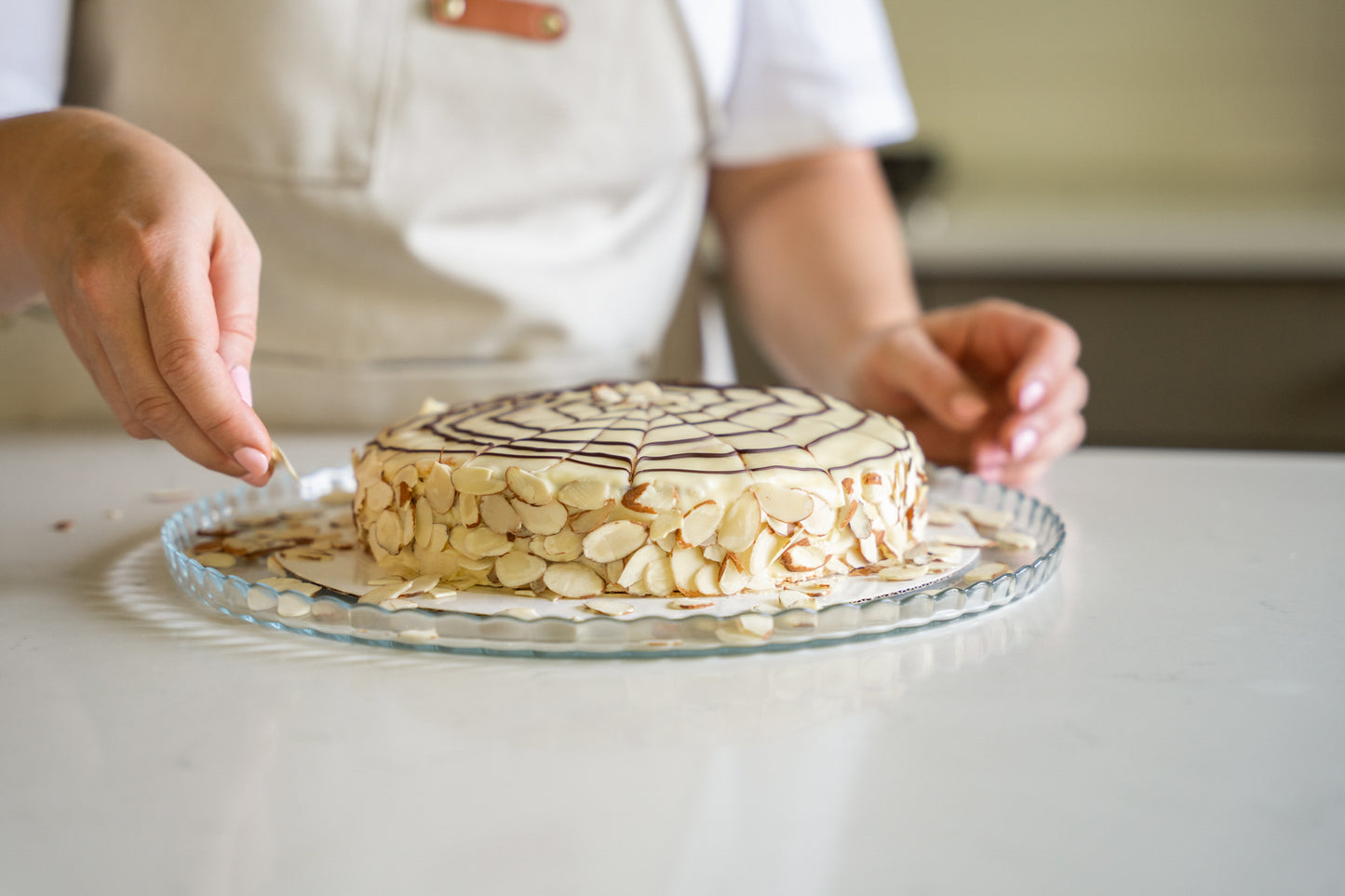 Gluten-Free Esterhazy Cake (8 inch) Contains Nuts