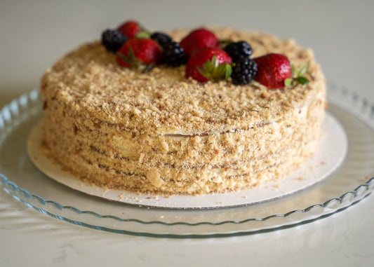 Honey Cake, 8 inch, weight 1.8 kg, (9-10 layers)
