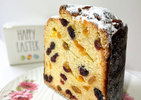 Easter bread  is delicious and soft weight 420-430gr. Easter Bread with three types of raisins, dried cherries, citrus dried fruits, orange juice, and orange zest, is soft, tasty, and aromatic bread
